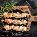 grilled chicken skewers greek souvlaki