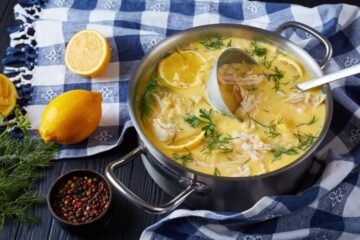 Greek Avgolemono Soup Recipe