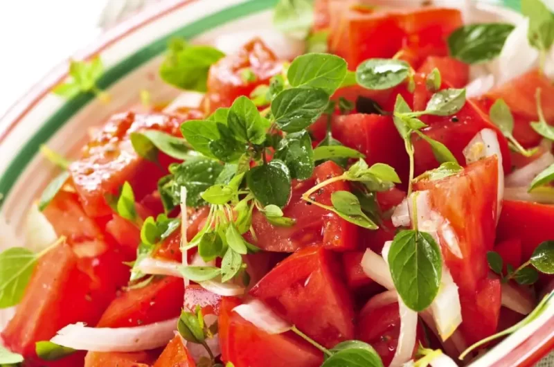 Turkish Tomato Salad Recipe; Make A Tasty Salad in 30 Minutes!