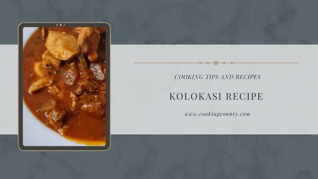 recipe of kolokasi